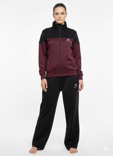 Crimson Shadow Baggy - Premium Fleece Winter Tracksuit