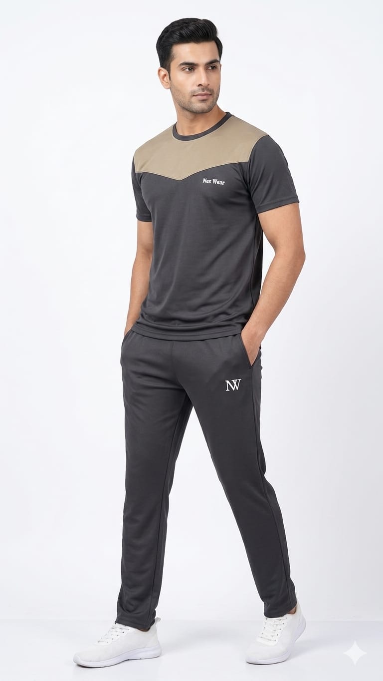 NexWear Vortex Tracksuit - Coffee Grey